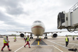 Aircraft on stand by Hufton & Crow