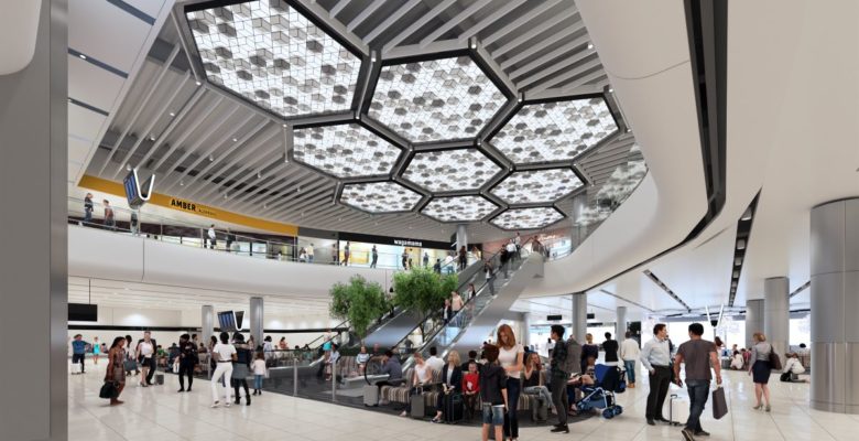 CGI of Manchester Airport Terminal 2 once complete