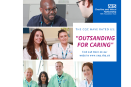 Cheshire NHS trust awarded CQC 'Outstanding' rating