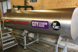 Macclesfield firm Tidy Planet installed a composter on-site at Glasgow City College