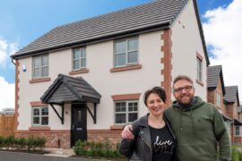 Dawn Blyth and Matt Bishop at home at King's Quarter