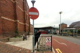 Macclesfield bus station pocket park