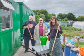 Webb Lane Allotments among latest beneficiaries of Manchester Airport Community Trust Fund