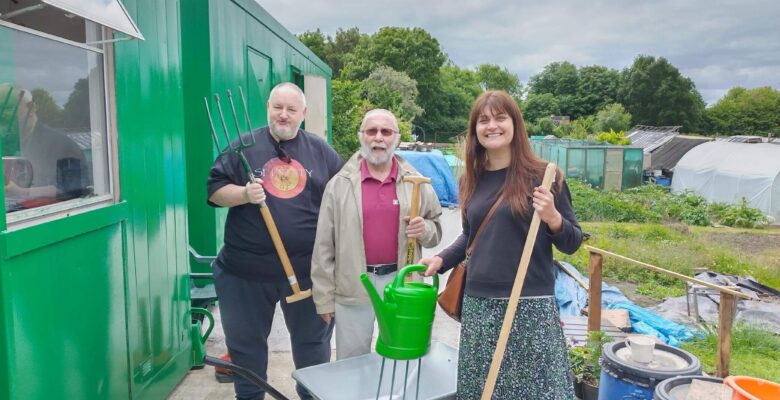 Webb Lane Allotments among latest beneficiaries of Manchester Airport Community Trust Fund