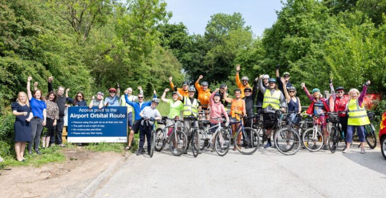 Manchester Airport opens up access to local cycle trail