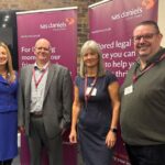 L to R - Anthea Fosti, Stewart Burrows, Helen Gowin, Paul Tyrer at SAS Daniels Business Breakfast, Congleton